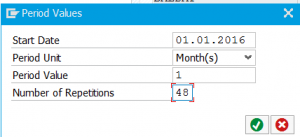 Partition intervals