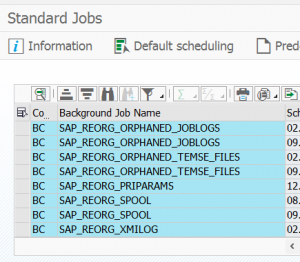 SM36 standard job scheduling