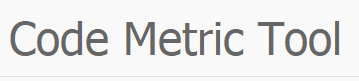 ABAP code metric tool