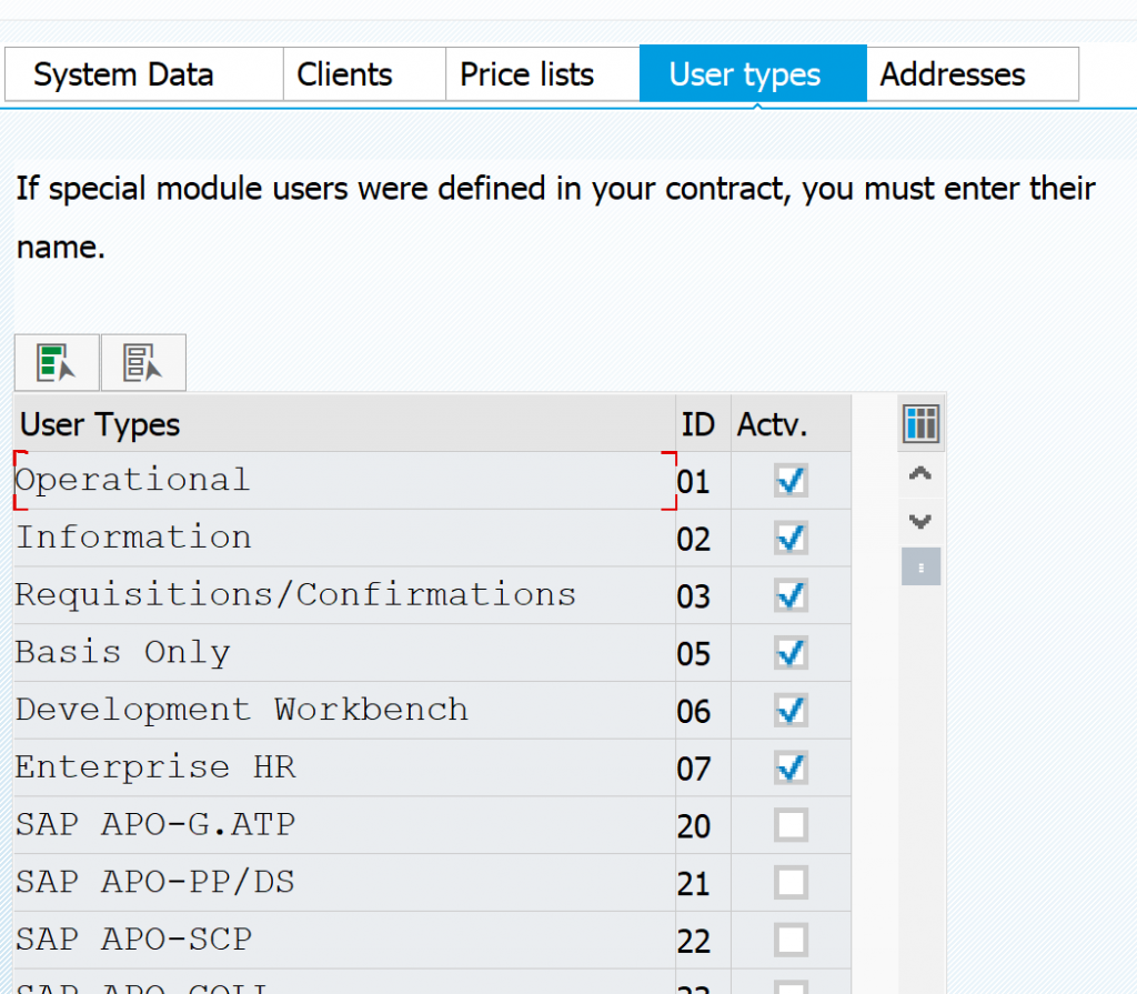 Sap user license measurement saptechnicalguru