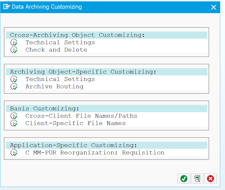 SAP database growth control: data archiving run – Saptechnicalguru.com