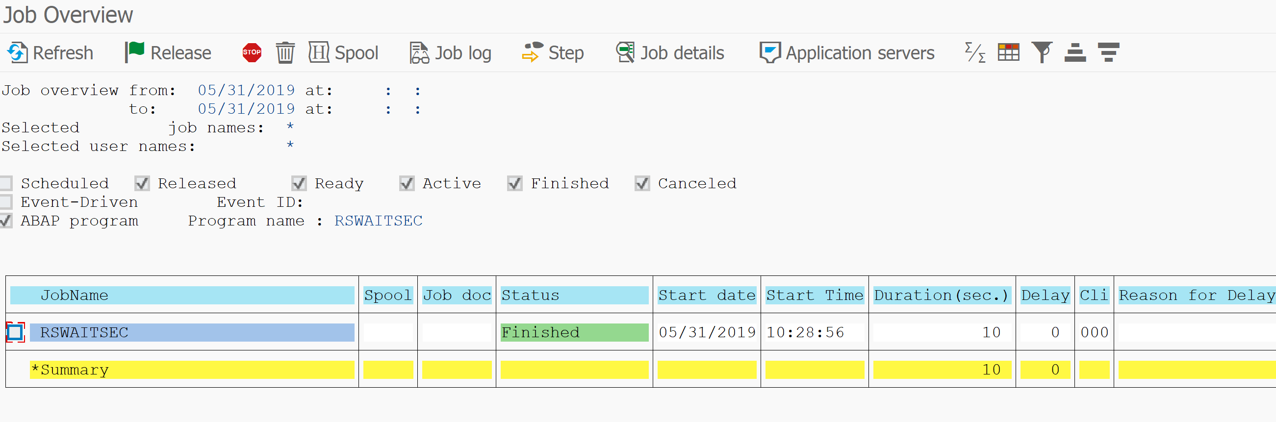 Debug batch programs – 