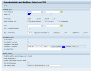 System usage: ST03N – Saptechnicalguru.com