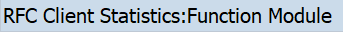 How to check RFC usage in your ABAP system?