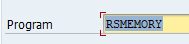 Program RSMEMORY