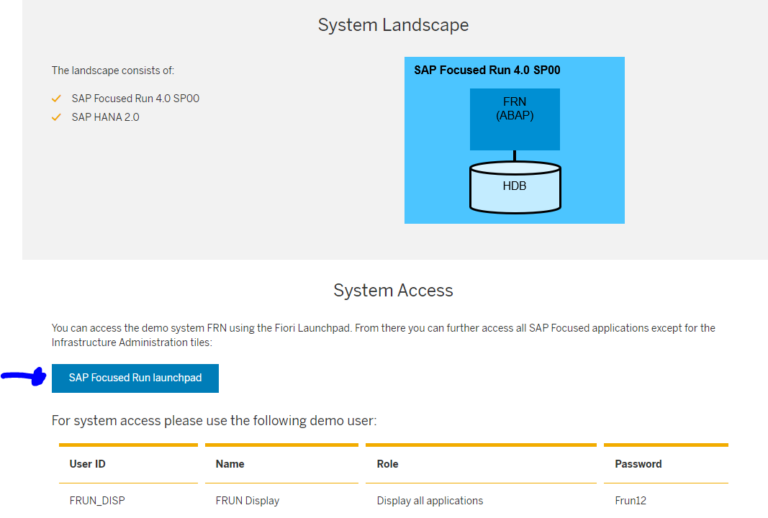 SAP Focused Run demo system and OpenSAP course – Saptechnicalguru.com