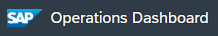 SAP Focused Run operation dashboard