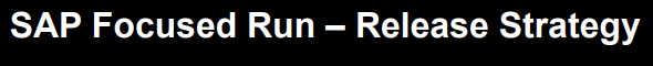 Upgrading SAP Focused Run
